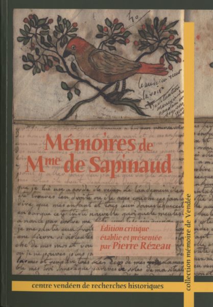 Mémoires de Mme de Sapinaud — Pierre RÉZEAU